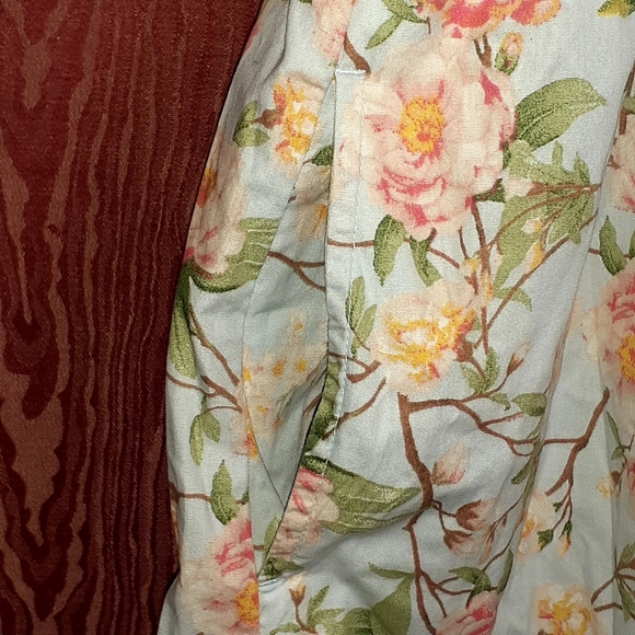 SOCIETY SOCIAL Croft & Barrow THE CHARLOTTE DRESS Maxi Floral Pockets Women's 12 - Picture 7 of 16